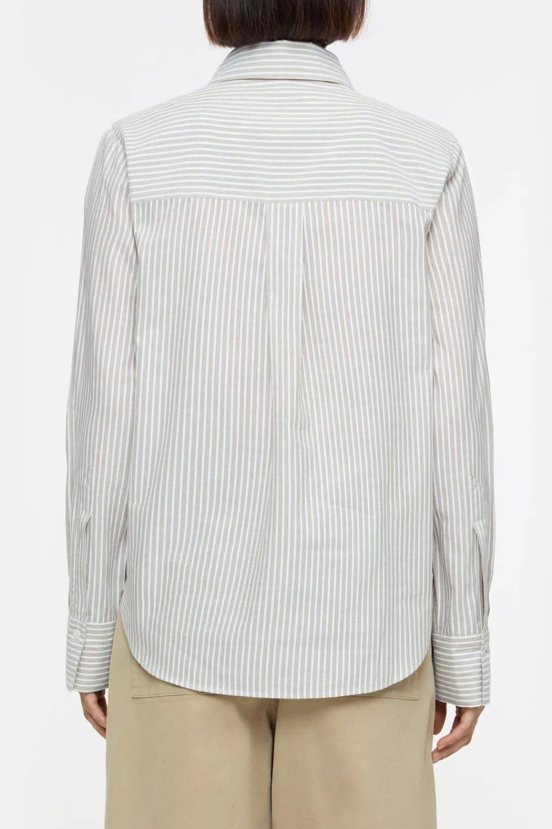 Closed Cotton Voile Blouse Warm sand Best
