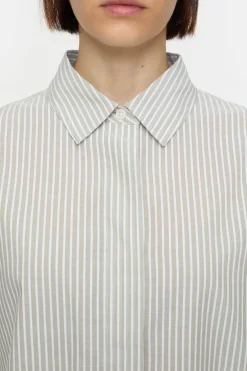 Closed Cotton Voile Blouse Warm sand Best