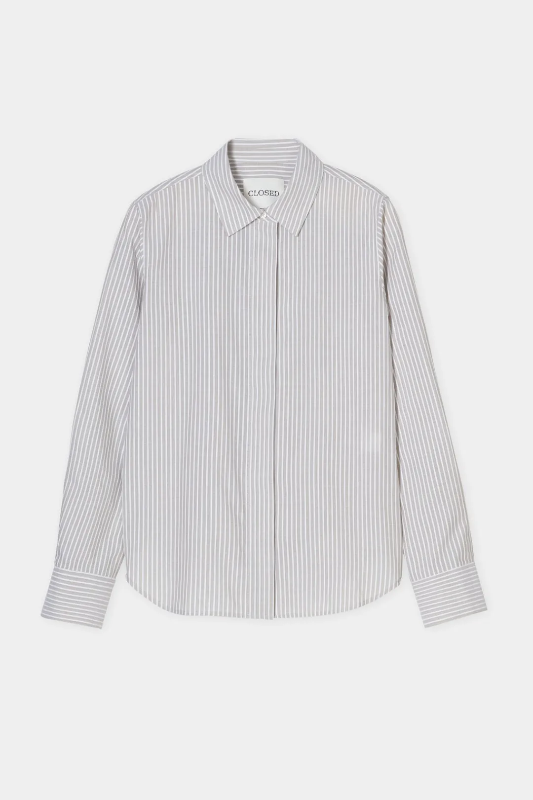 Closed Cotton Voile Blouse Warm sand Best