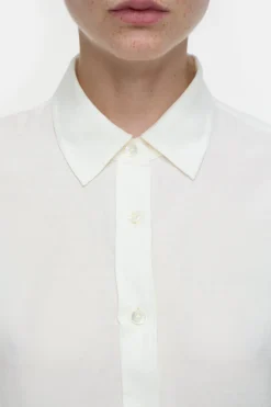Closed Cotton-cashmere blend blouse Ivory Outlet