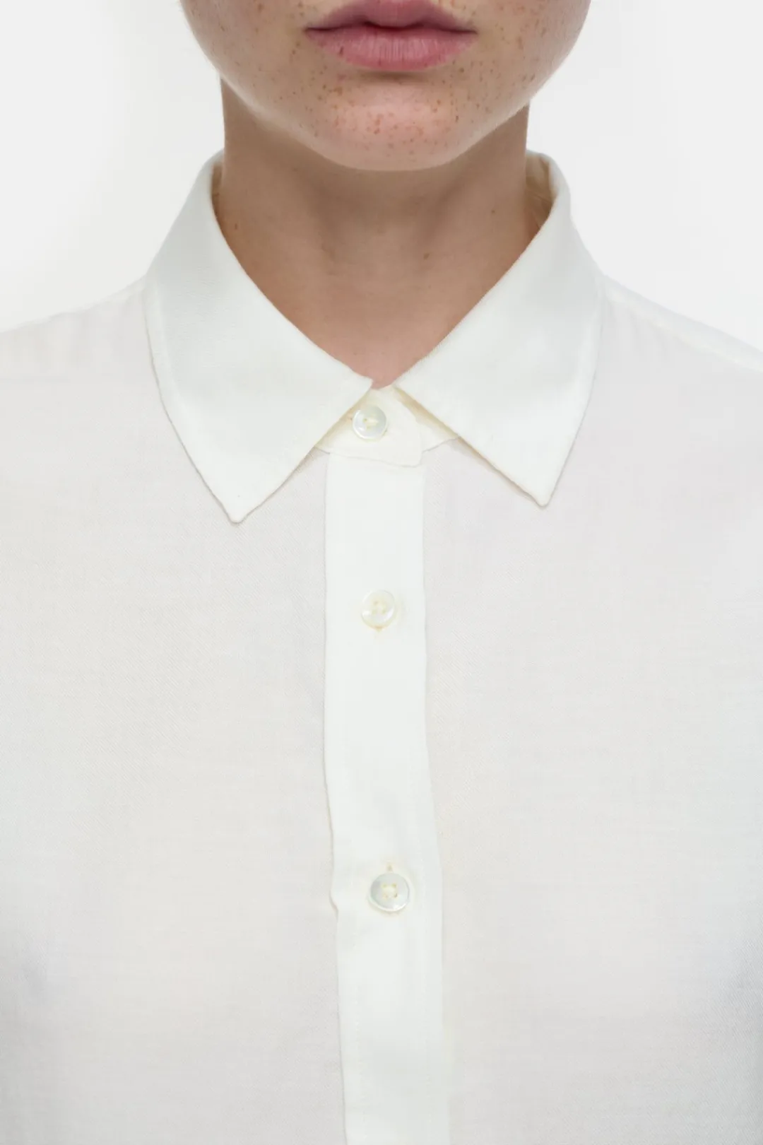 Closed Cotton-cashmere blend blouse Ivory Outlet