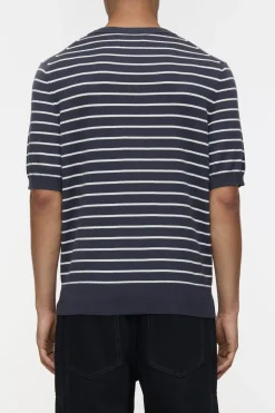 Closed Cotton-cashmere-mix fine knit Smokey blue Discount