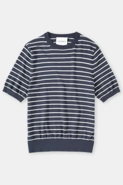 Closed Cotton-cashmere-mix fine knit Smokey blue Discount