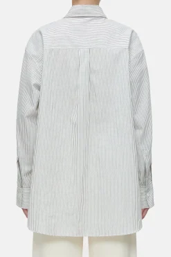 Closed Cotton/wool blend shirt blouse Ivory Outlet