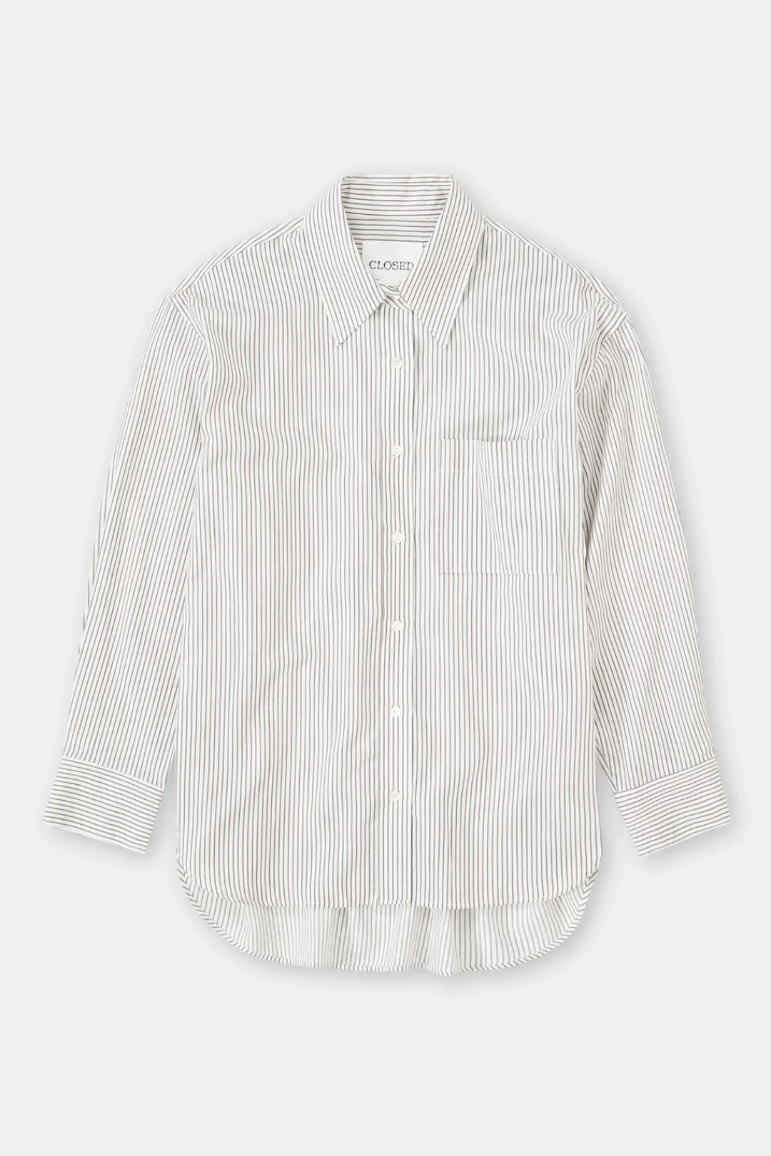 Closed Cotton/wool blend shirt blouse Ivory Outlet