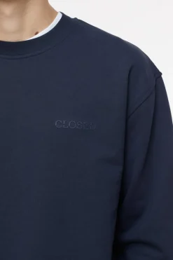 Closed Crewneck sweatshirt Dark night Discount