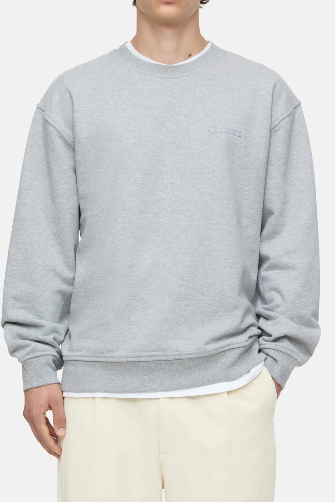 Closed Crewneck sweatshirt Light grey melange