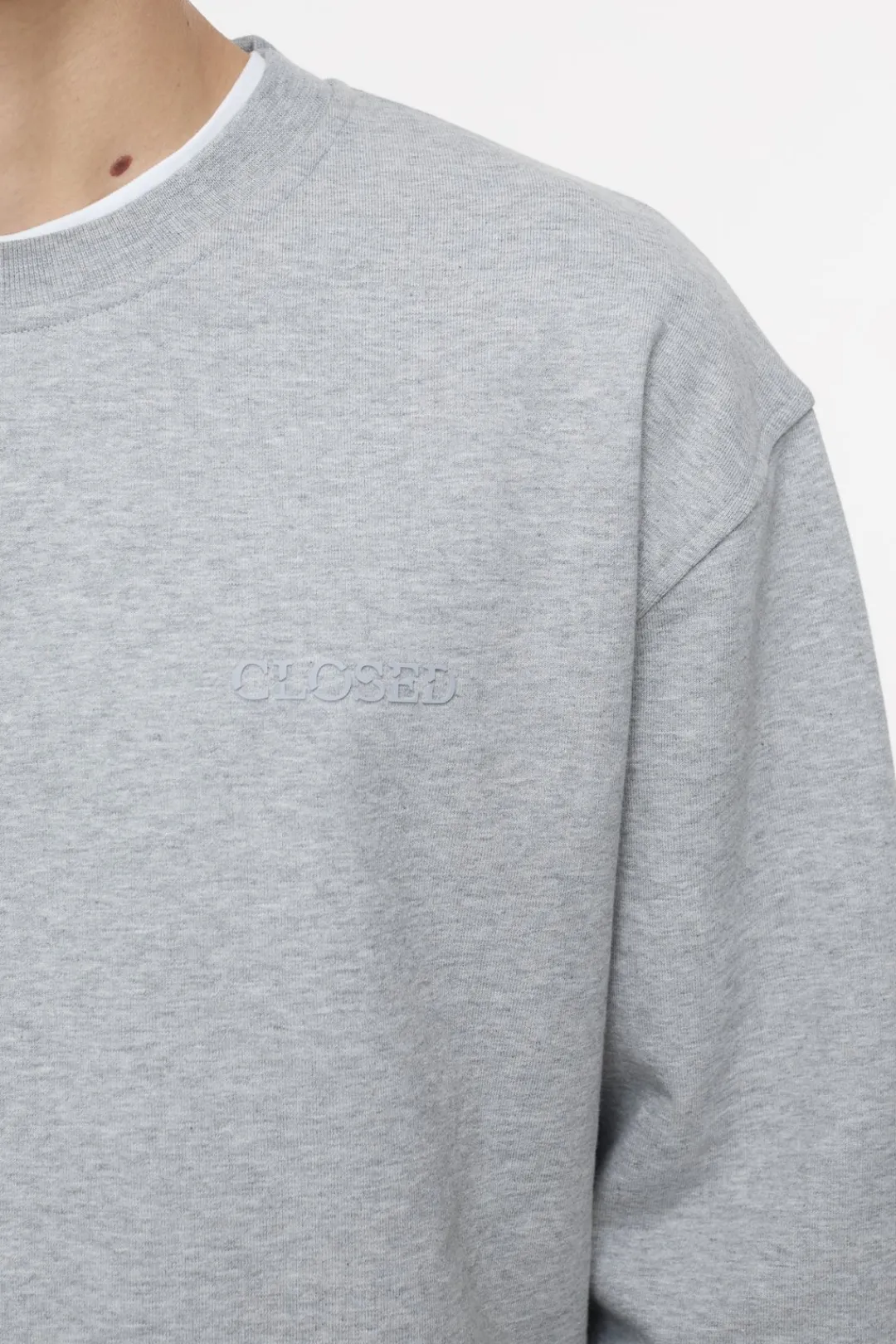 Closed Crewneck sweatshirt Light grey melange