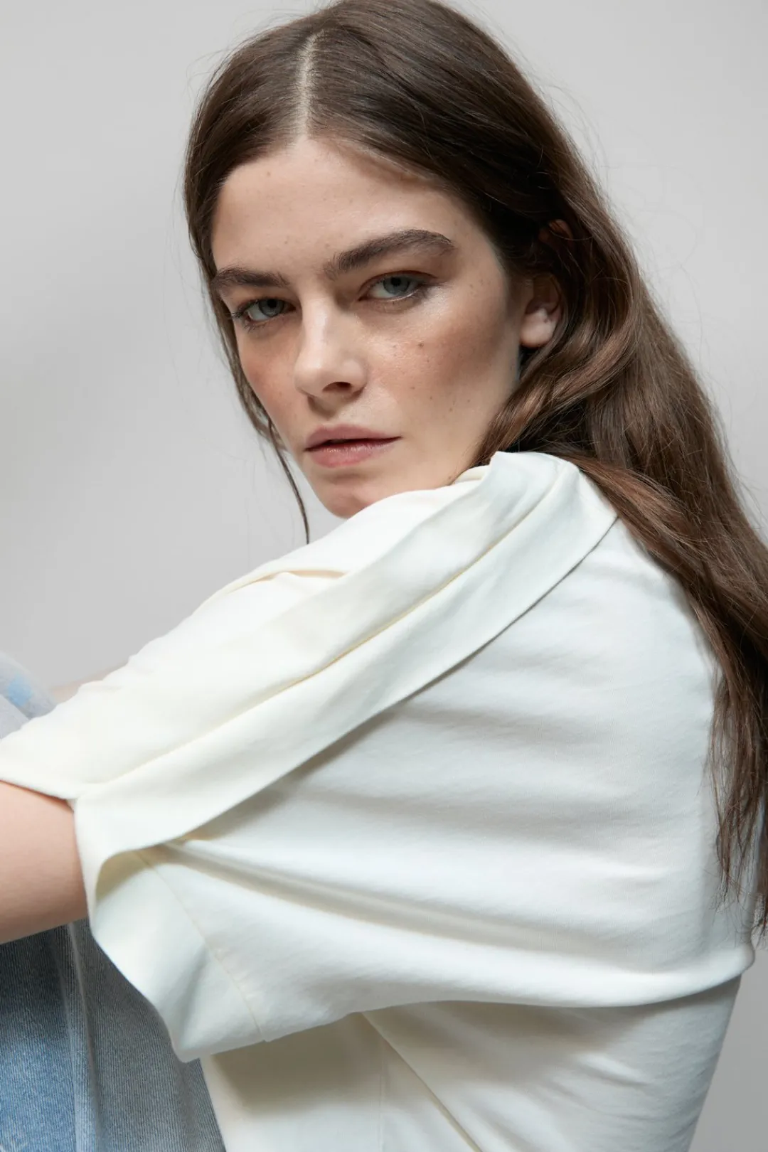 Closed Cropped T-shirt Ivory Best