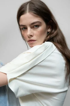 Closed Cropped T-shirt Ivory Best