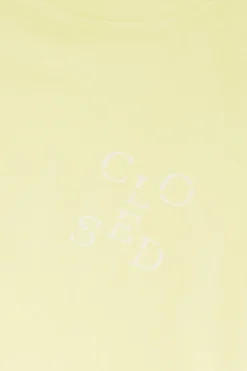 Closed Cropped T-Shirt Vanilla beige Sale