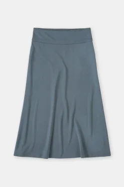 Closed Crêpe skirt Pini green Clearance