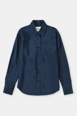 Closed Cupro blouse Space blue Online