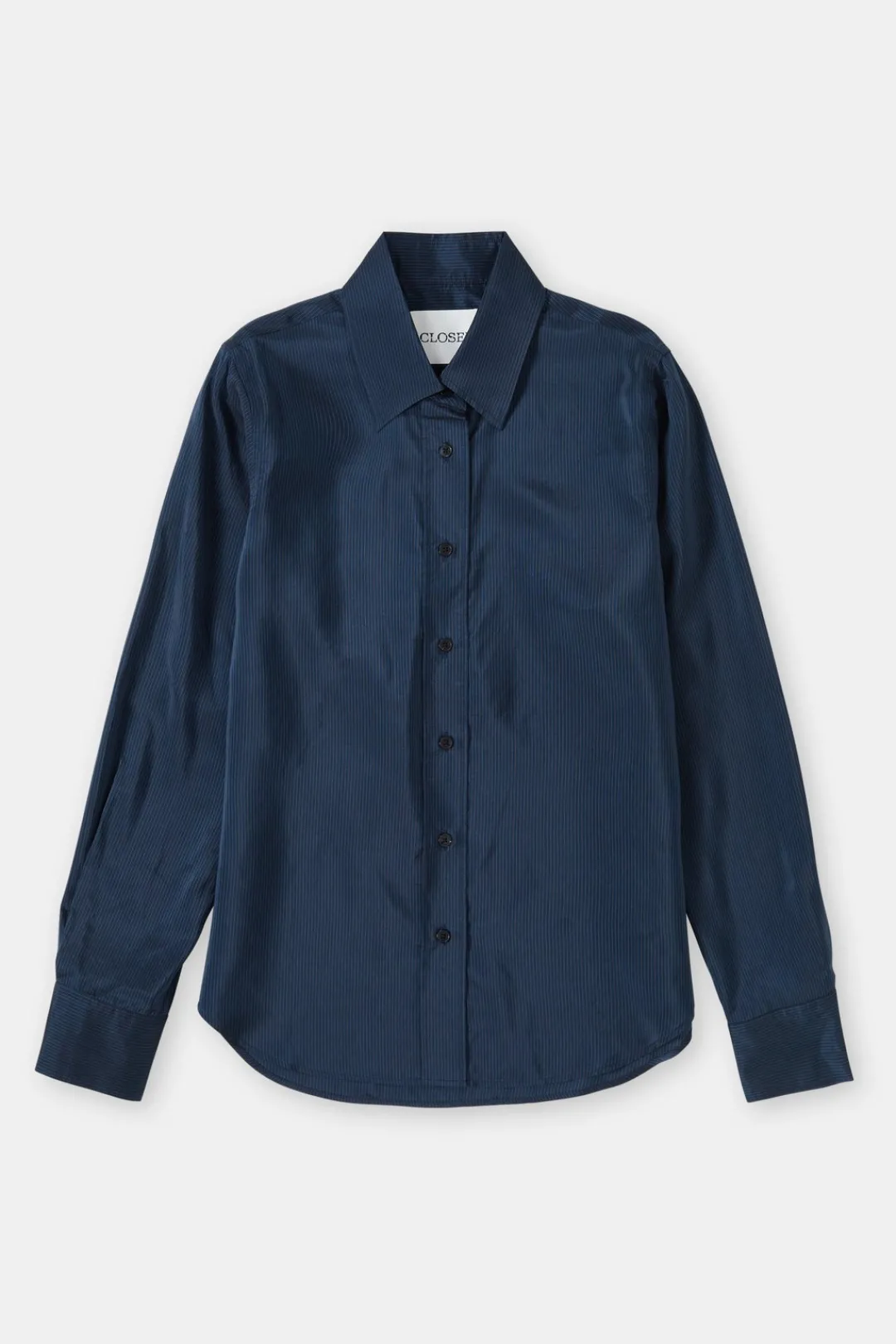 Closed Cupro blouse Space blue Online
