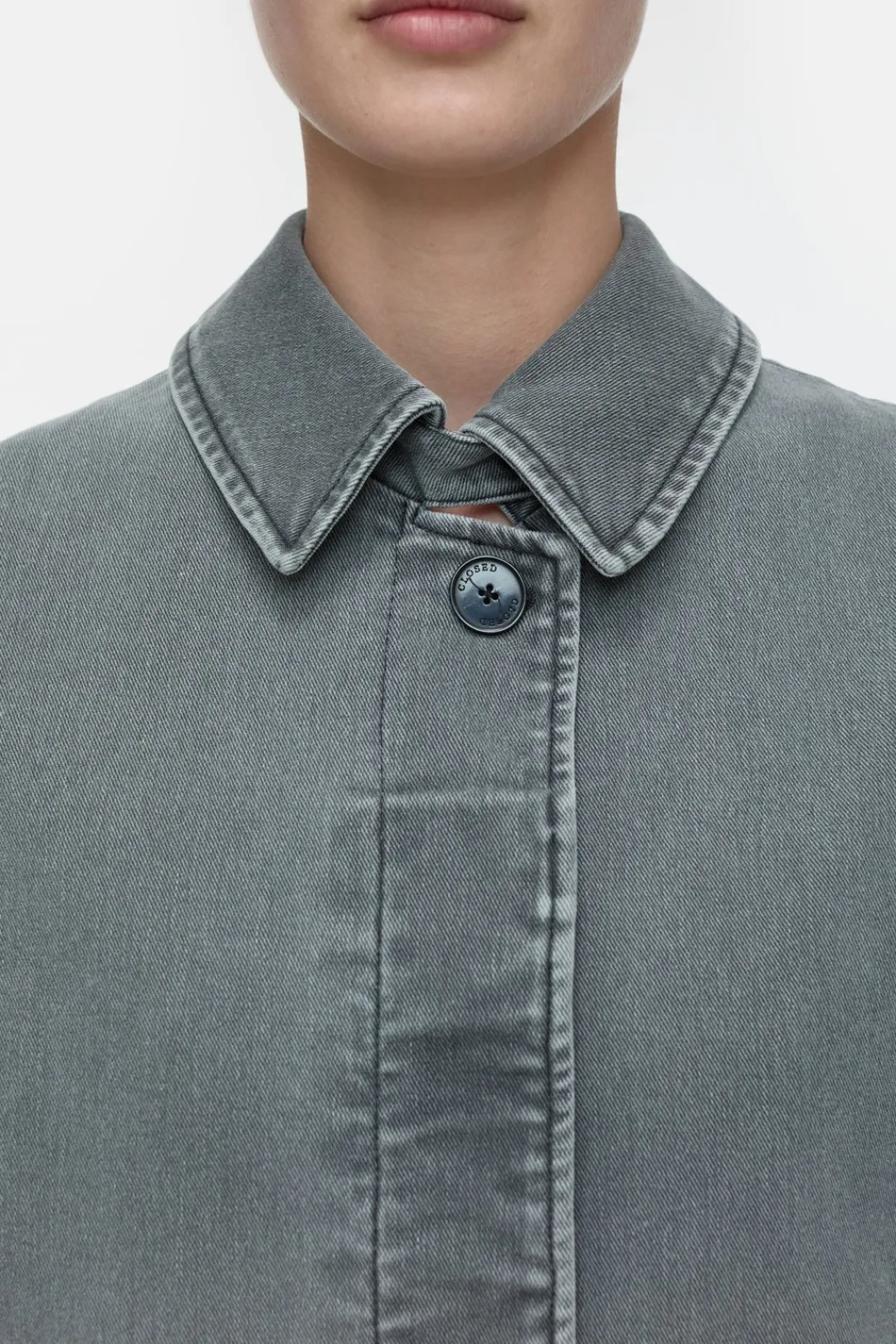 Closed Denim coat Mid grey Hot
