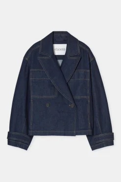 Closed Denim jacket Dark blue Hot