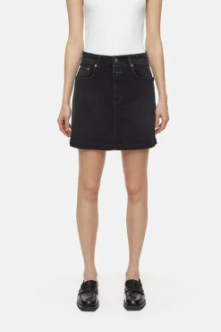 Closed Denim mini skirt Dark grey New