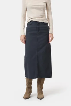 Closed Denim pencil skirt Dark grey Hot
