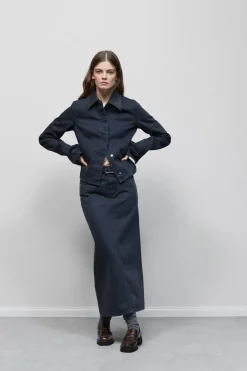 Closed Denim pencil skirt Dark grey Hot