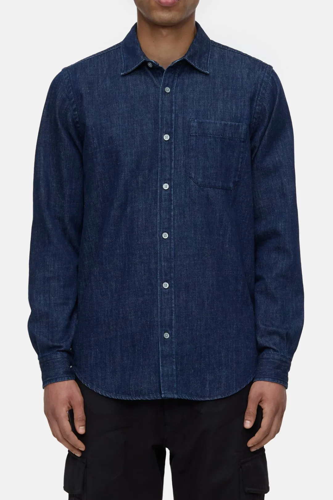 Closed Denim shirt Dark blue Clearance