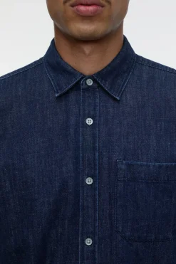 Closed Denim shirt Dark blue Clearance