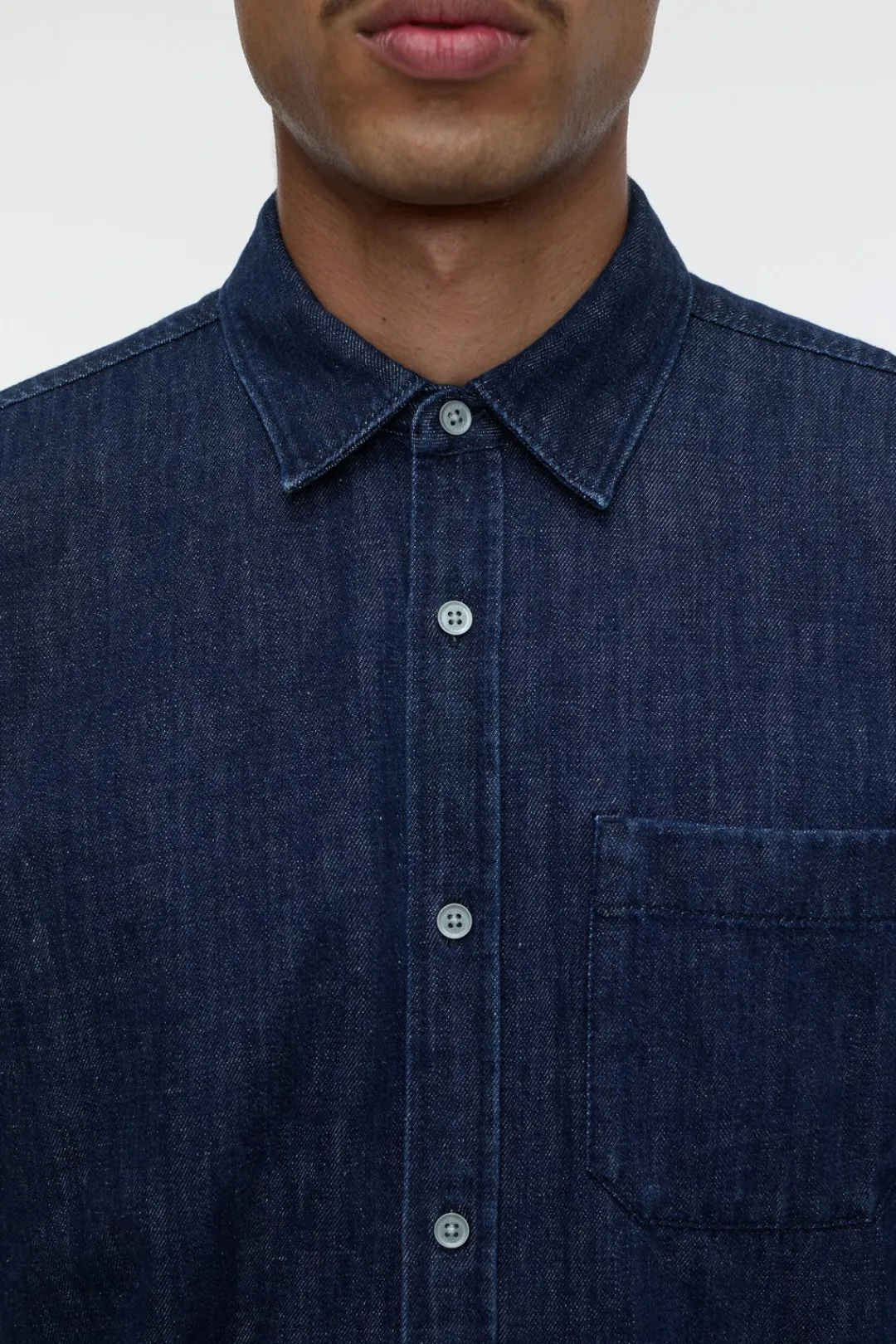 Closed Denim shirt Dark blue Clearance
