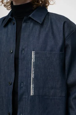 Closed Denim shirt Dark blue Best
