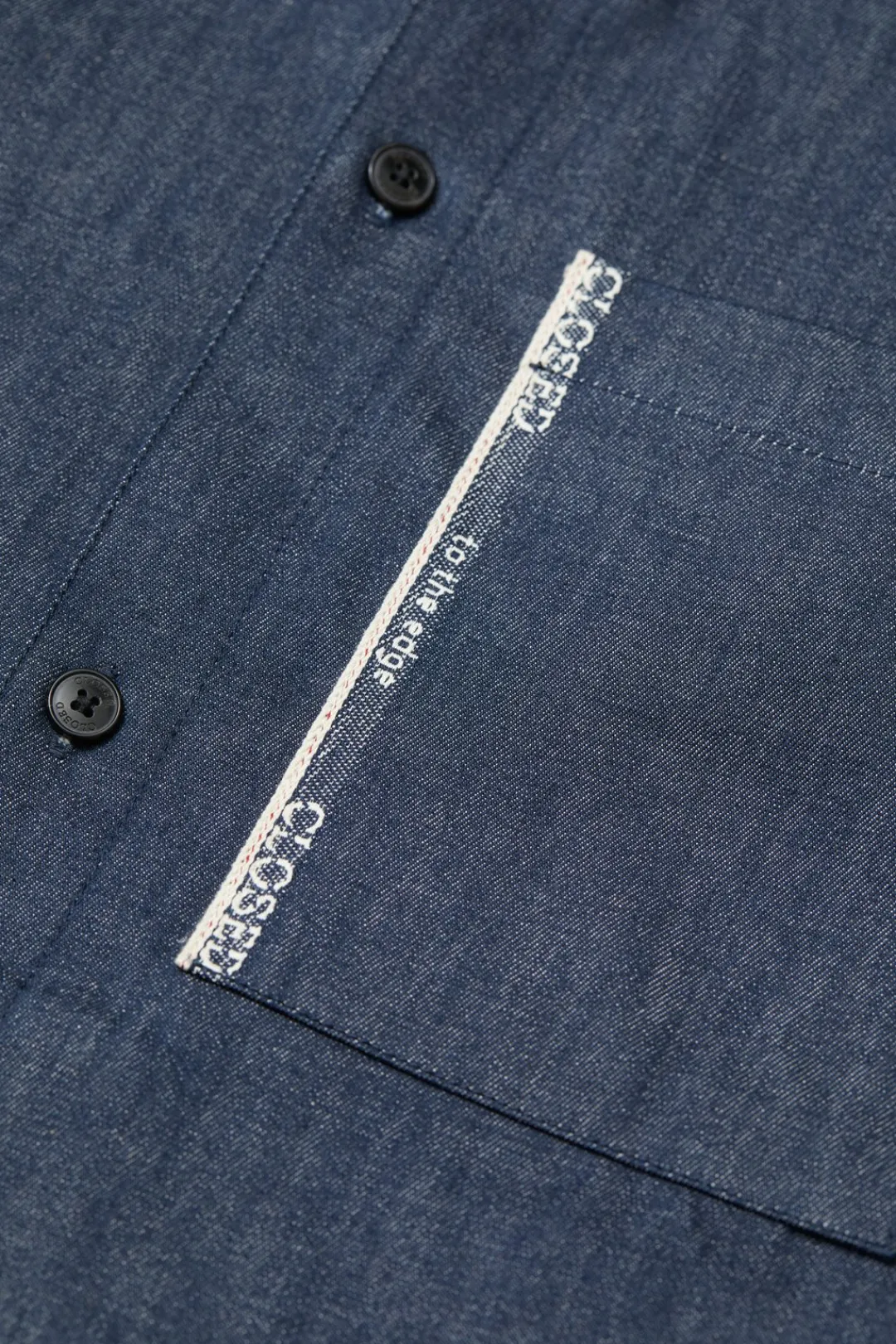 Closed Denim shirt Dark blue Best