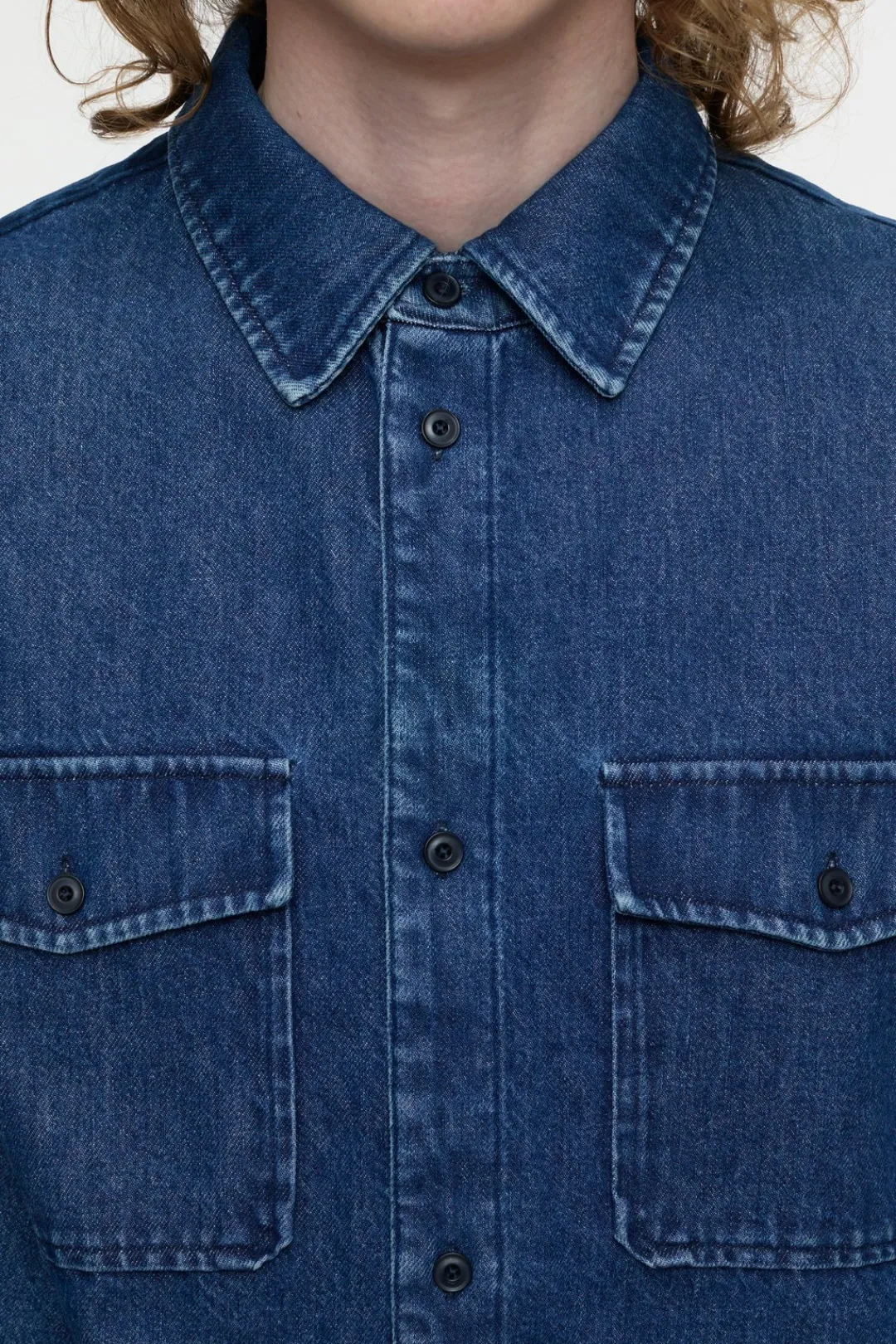 Closed Denim shirt Dark blue Sale
