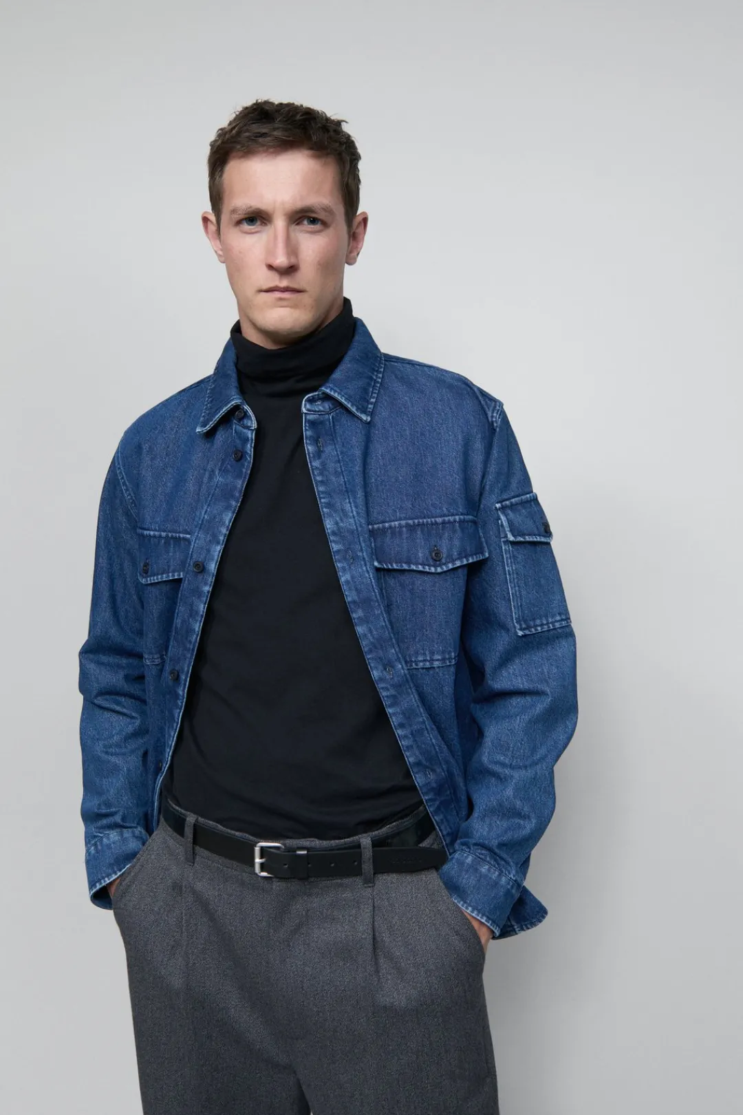 Closed Denim shirt Dark blue Sale