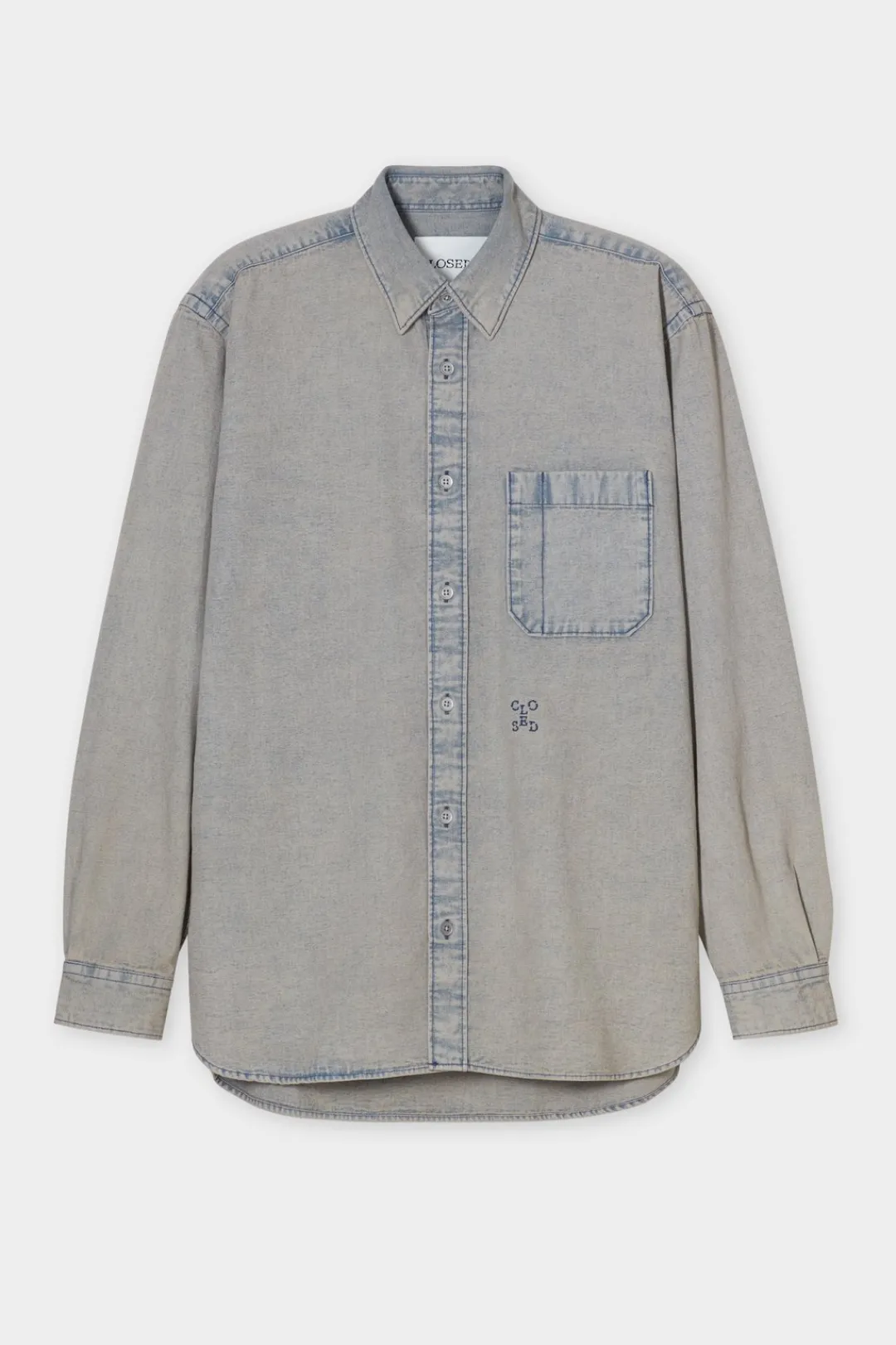Closed Denim shirt Light blue Online