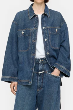 Closed Denim Shirt Dark blue Clearance