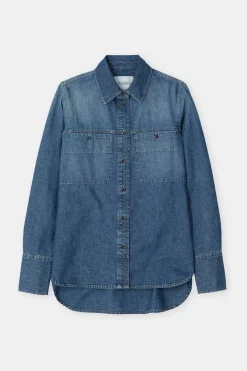 Closed Denim shirt with pockets Mid blue Online