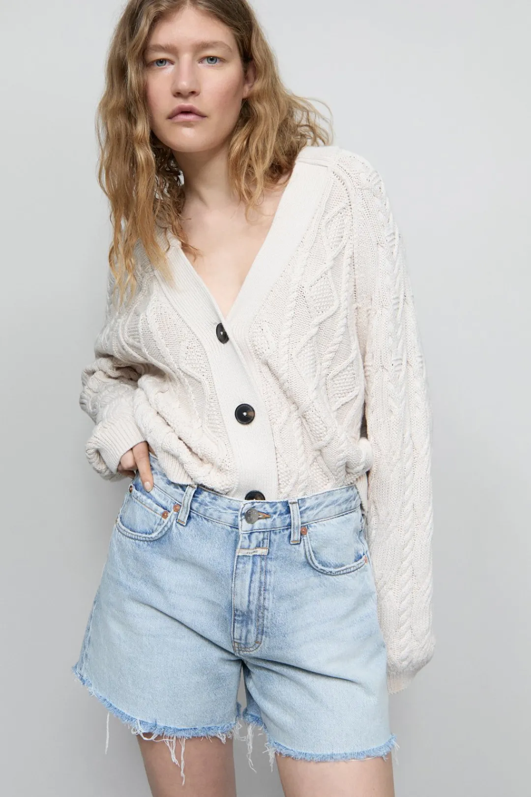 Closed Denim shorts Light blue Best