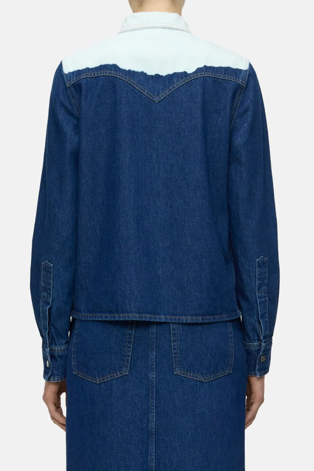 Closed Denim western shirt Mid blue Hot
