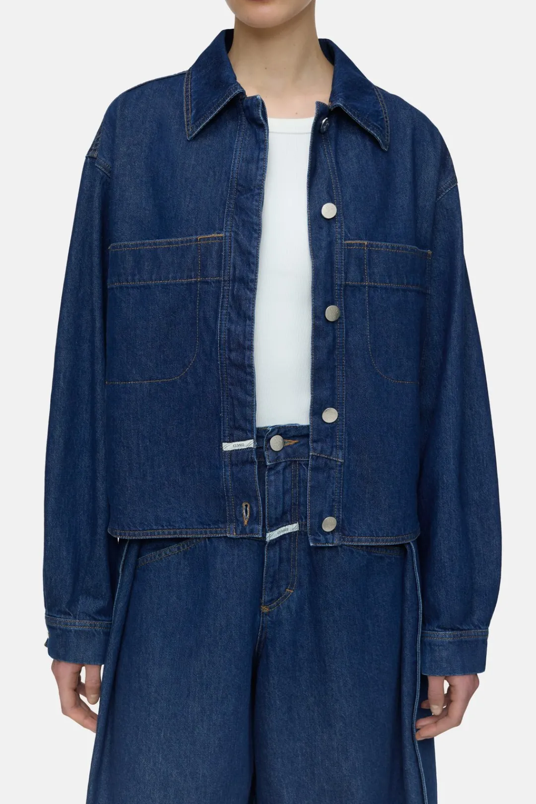 Closed Denim worker jacket Dark blue Outlet