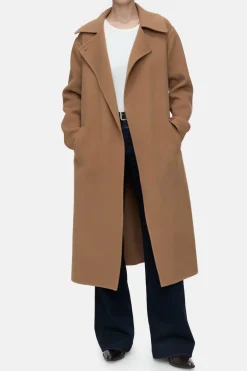 Closed Doubleface coat Biscotti brown Online