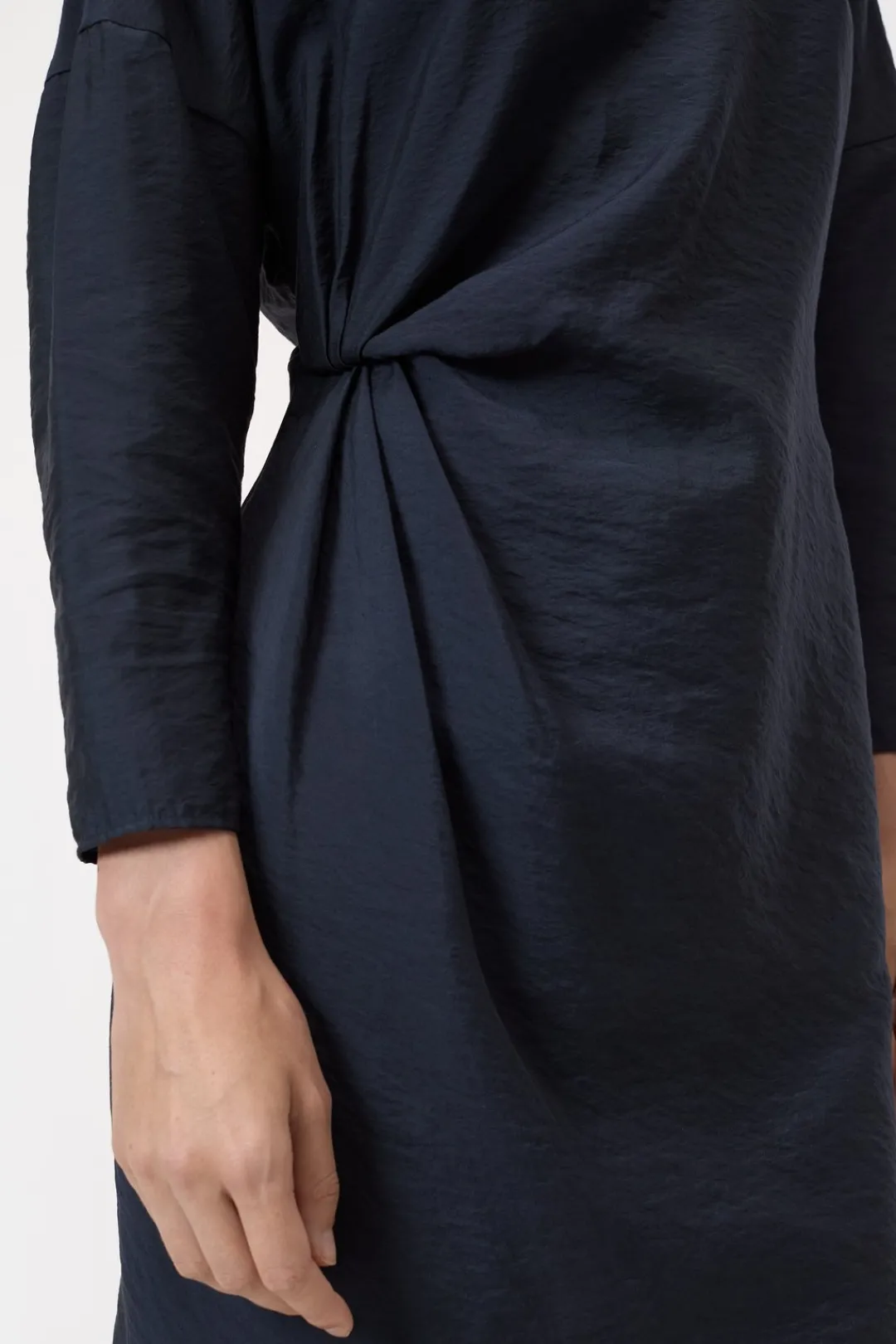 Closed Draped dress Black