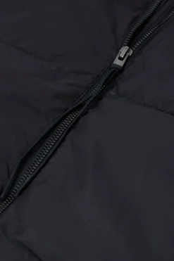 Closed Extra long quilted coat Black