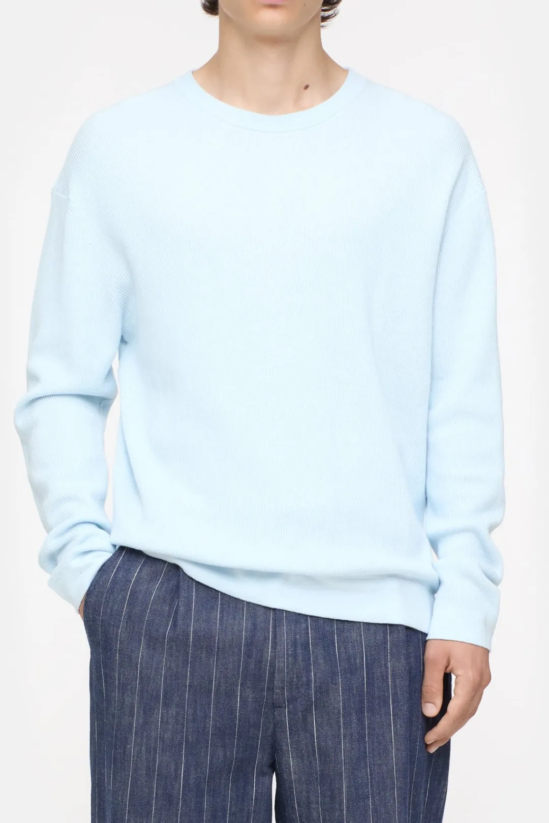 Closed Fine knit jumper Light sky blue Outlet