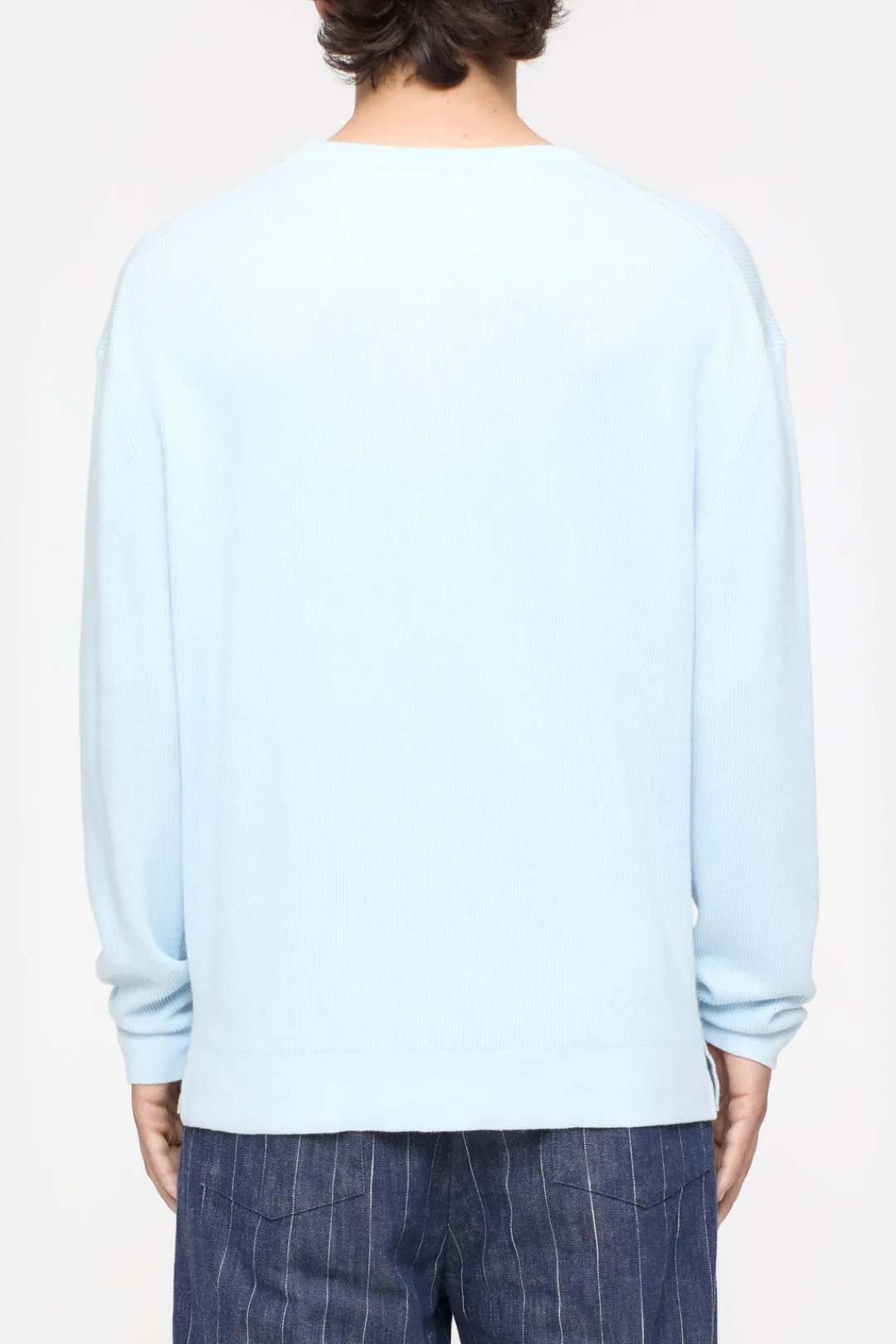 Closed Fine knit jumper Light sky blue Outlet