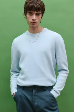Closed Fine knit jumper Light sky blue Outlet