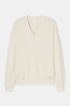 Closed Fine knit with V-neck Ivory Discount