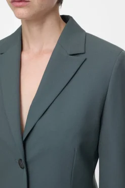 Closed Fitted blazer Pini green Clearance
