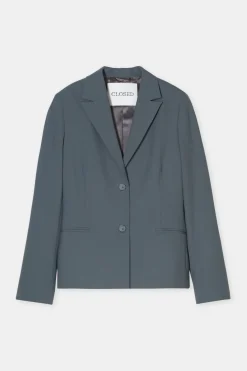 Closed Fitted blazer Pini green Clearance