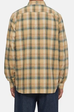 Closed Flannel Shirt fern green