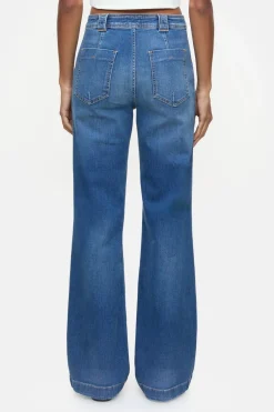 Closed Flared Jeans - Style Name Aria Mid blue Discount