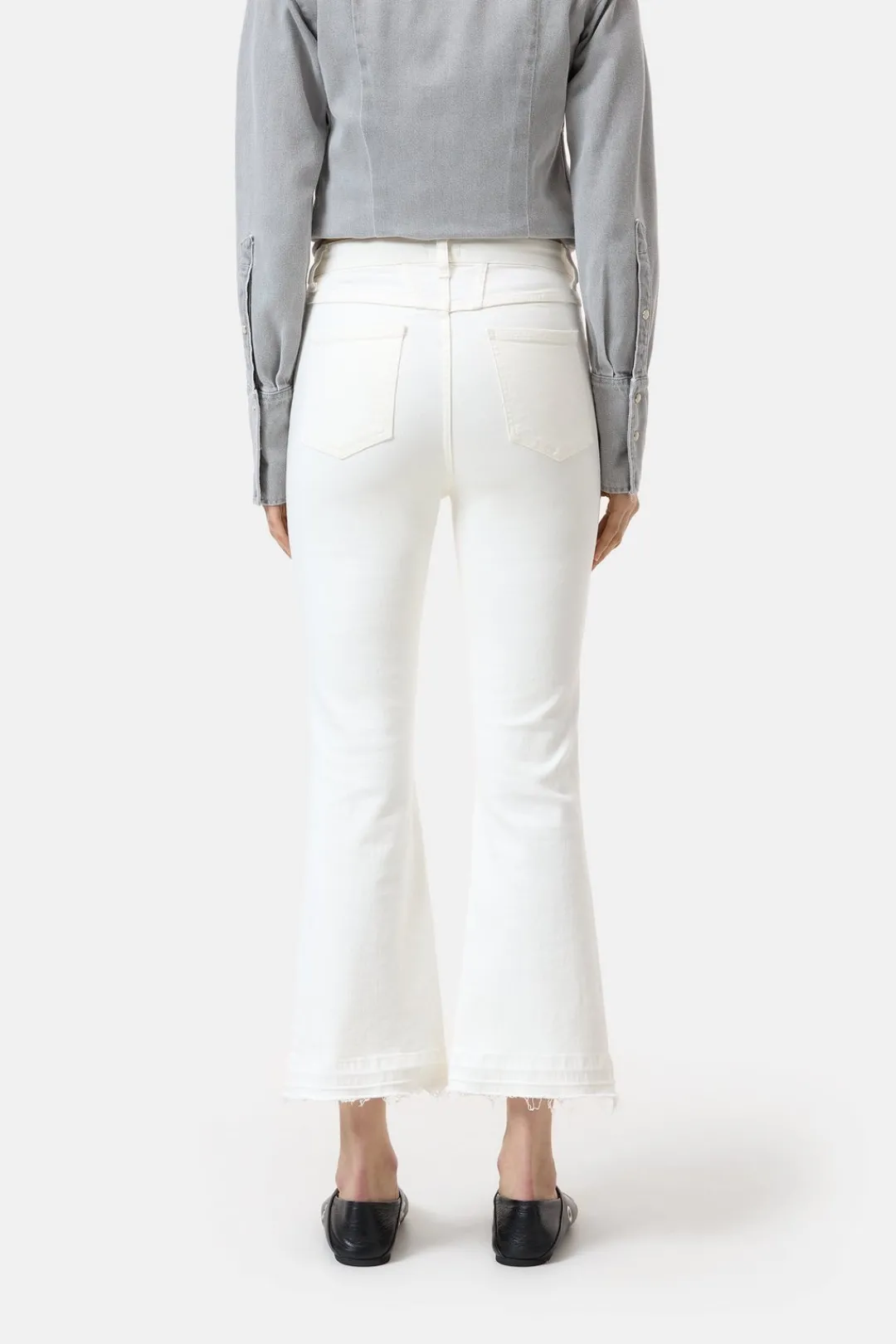 Closed Flared Jeans - Style Name Hi-Sun Ivory Sale