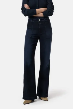 Closed Flared Jeans - Style Name Aria Blue/black Best