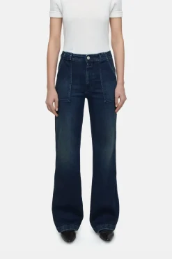 Closed Flared Jeans - Style Name Aria Dark blue Discount